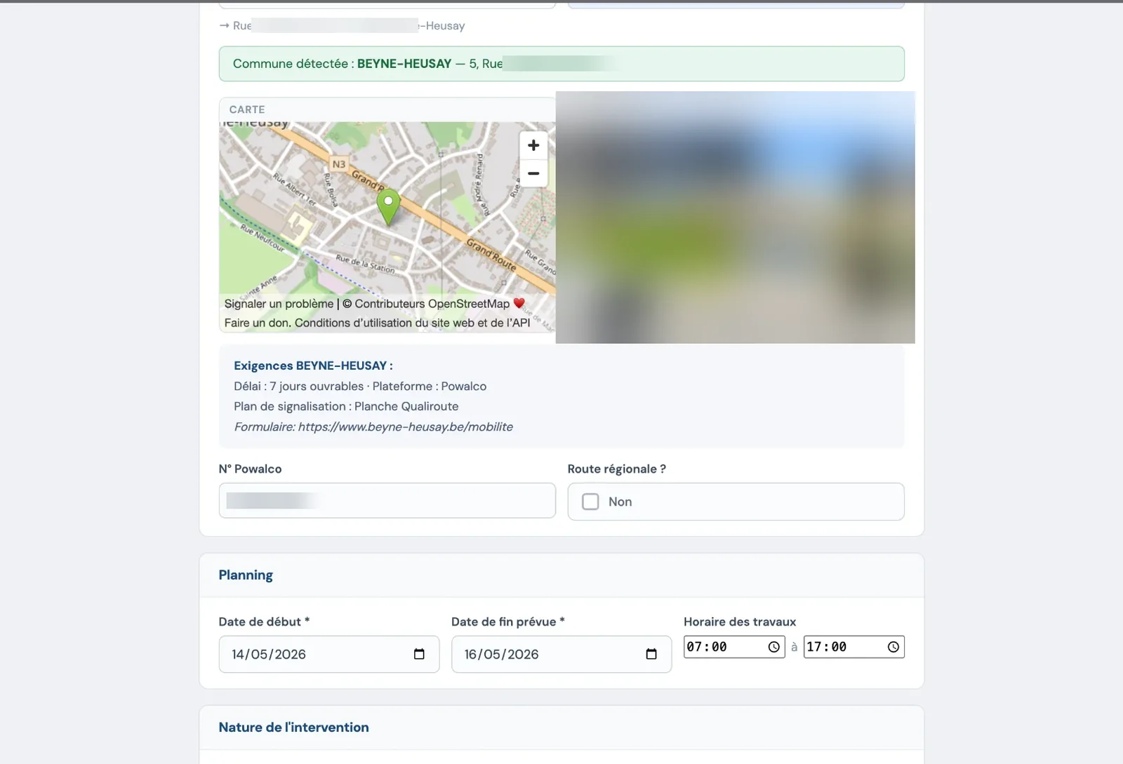 Automatic municipality detection